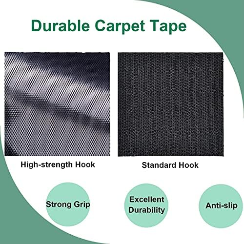 TEUVO Non Slip Mattress Pad with Hook Loop Tape