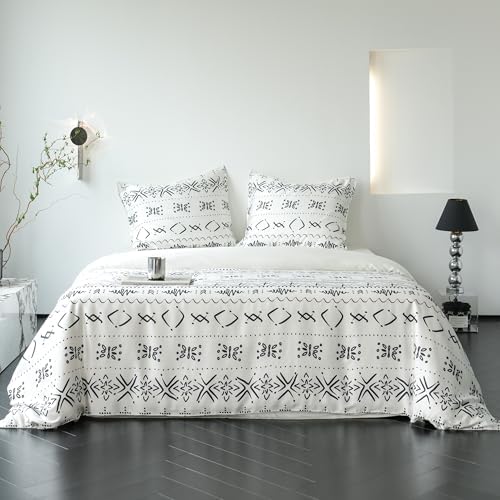 SimpleOpulence Boho Cooling Duvet Cover Set King Size