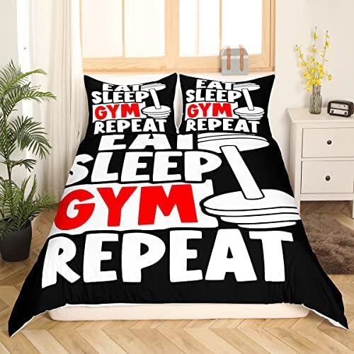 Feelyou Gym Bedding Set Queen Size 1