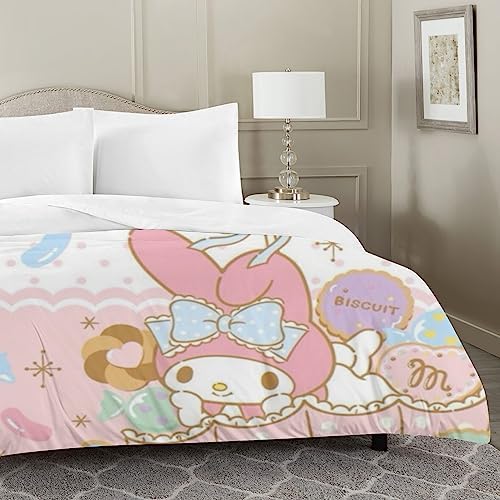 Ultra Soft Kids Comforter Set with Cartoon My Bunny Melody Pattern 1