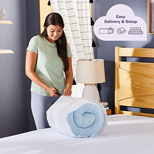 Sleep Innovations Cooling Gel Memory Foam Mattress Topper 2 Inch Twin XL