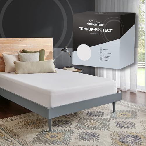 Tempur-Pedic Protect Waterproof Mattress Protector California King White 1
