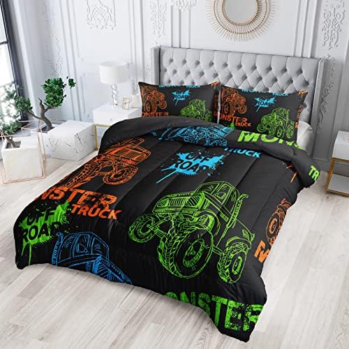 QOOMO Truck Comforter Set Twin Size