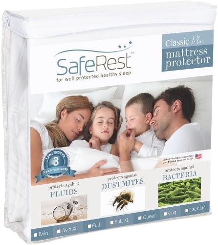 SafeRest Mattress Protector Twin XL Comfortable Waterproof Cover
