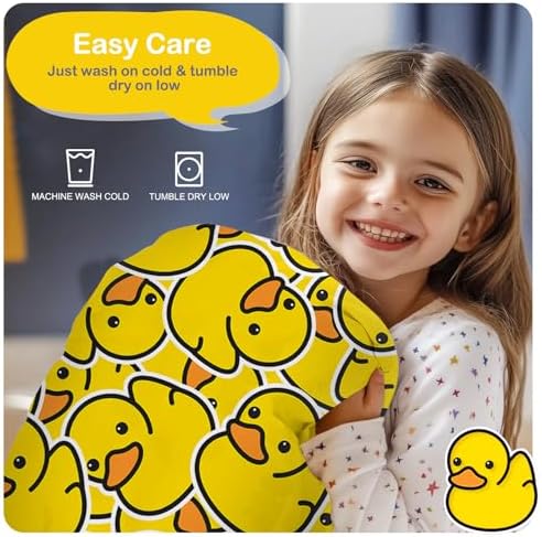 ARIGHTEX Yellow Duvet Cover Set for Kids - Queen Size