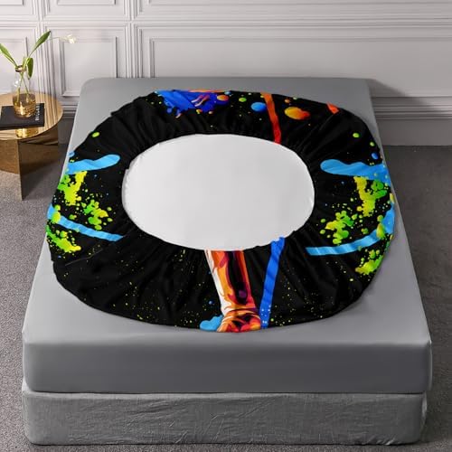 Black Basketball Microfiber Bedding Set for Kids