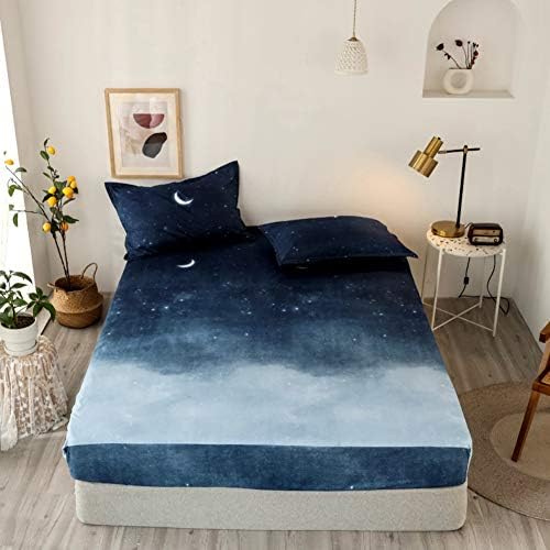 Feelyou Kids Galaxy Starry Sky Sheet Set Twin Size