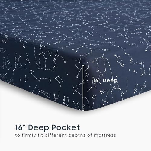 Wake In Cloud - Constellation Star Galaxy Bedding Set Twin Size