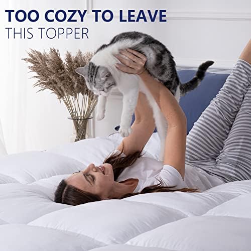Marine Moon Queen Mattress Topper Cooling Plush