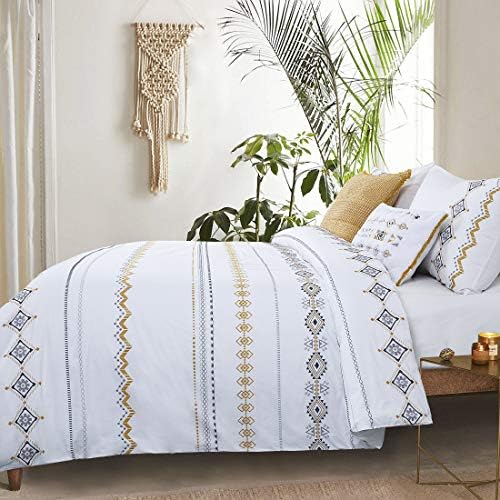 YINFUNG Boho Duvet Cover Set 104x90 King Size 3 Pc