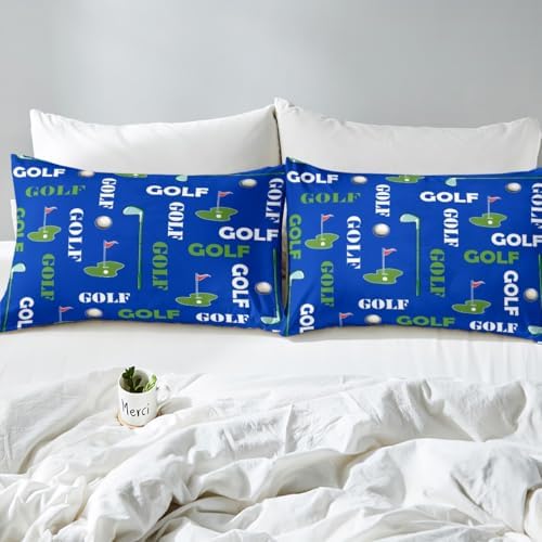 Feelyou Boys Golf Sheet Set Twin Size 3D Print Bedding