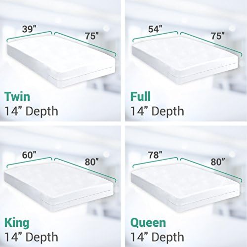 CrystalTowels Ultimate Zippered Mattress Protector 10 Year Warranty