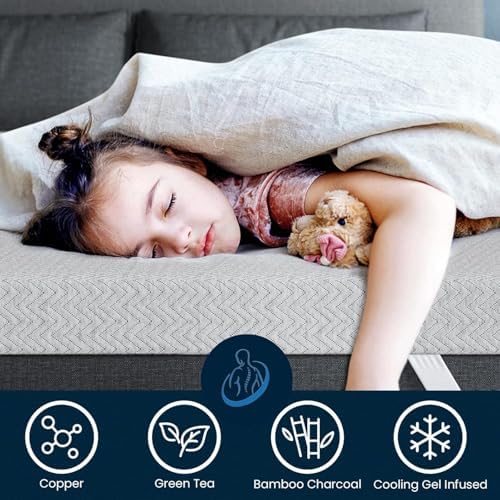 BedStory Extra Firm Mattress Topper Twin Size 4 Inch