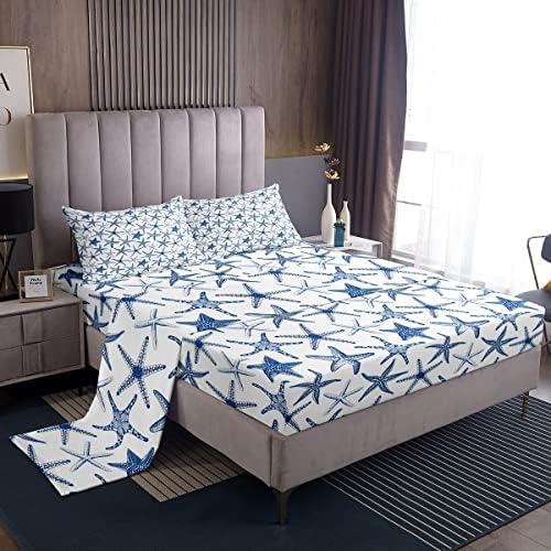 Feelyou Starfish Bed Set for Kids Twin Size 3Pcs