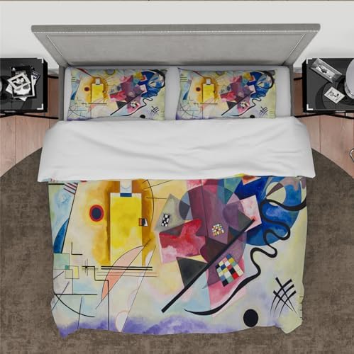 HOBBOY Cartoon Duvet Cover Set with Zipper 3pc Twin XL