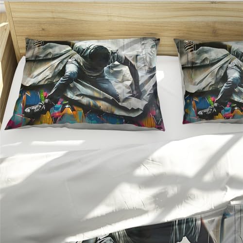 HOBBOY Hip Hop 3pc Duvet Cover Set for Kids Teens