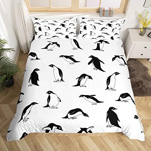 Erosebridal Penguin Duvet Cover Set Queen Size 1