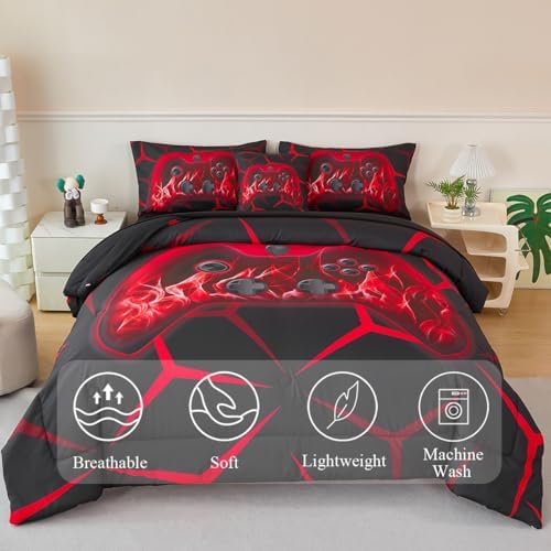 ZSYAYAHA Kids Game Comforter Set 1