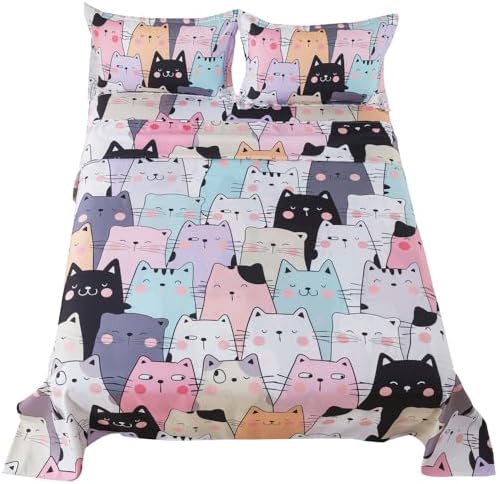 ADASMILE A S Cat Bedding Set for Kids