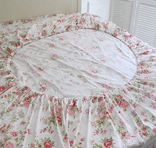 FADFAY Shabby Rose Duvet Cover Set Twin XL 5Pcs 1