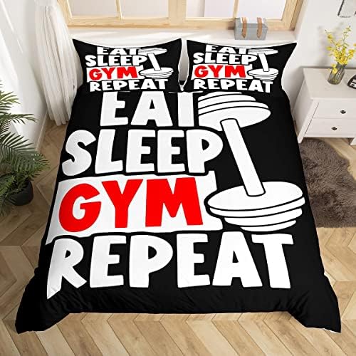 Feelyou Gym Bedding Set Queen Size 1