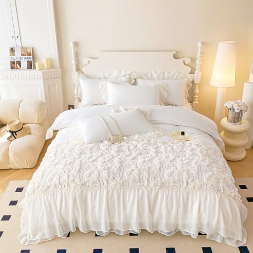 Mengersi Chic Ruffled Duvet Cover Set 1