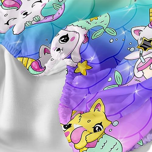 Axolotl Kawaii Unicorn Cat Sheet Set Twin