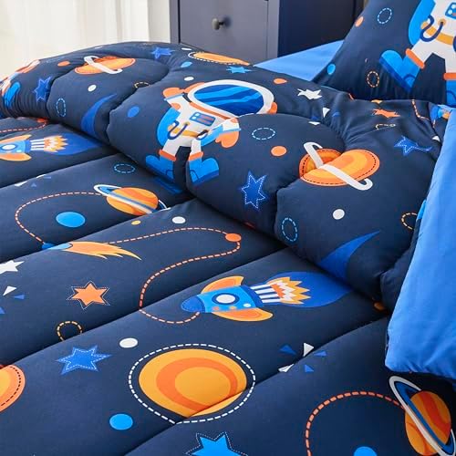 Seward Park Astronaut Navy Twin XL Bedding Set