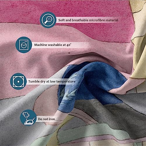 HOBBOY Paul Klee Duvet Cover Set with Zipper California King