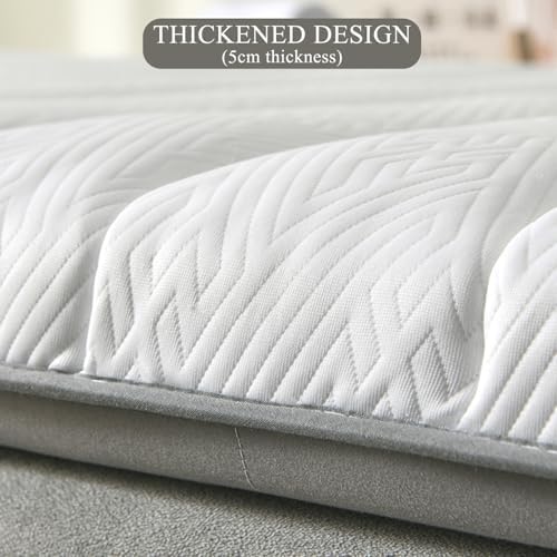 LDLCYCN Sponge Lash Bed Topper 5cm Thick Non-Slip Massage Mattress
