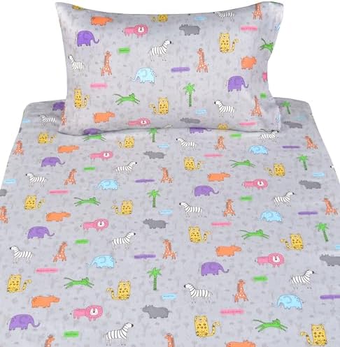 Scientific Sleep Forest Animals Kids Bed Sheet Set 1