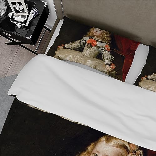 HOBBOY Court Style Duvet Cover Set 3 Piece with Zipper