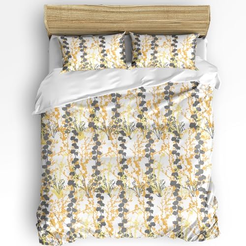 3-Piece Twin Bedding Set with Zipper Closure