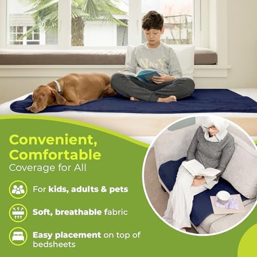 PeapodMats Waterproof Bed Mat - Reusable Breathable and Safe for Kids Adults