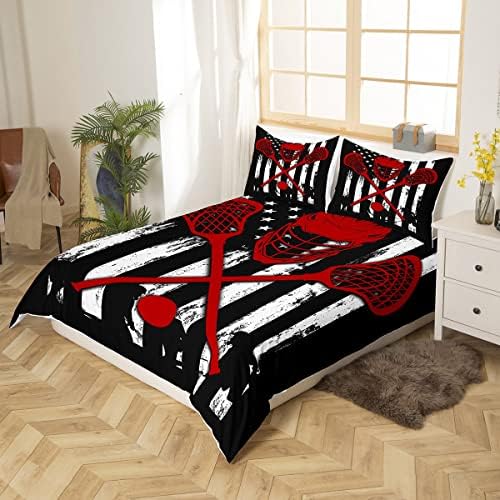 Erosebridal Lacrosse Duvet Cover Set for Teens