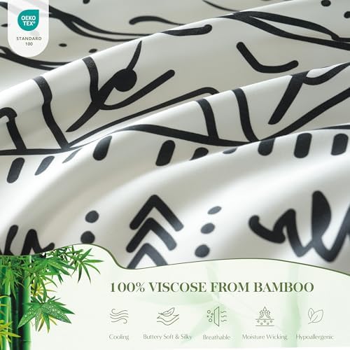 SimpleOpulence Boho Cooling Duvet Cover Set King Size