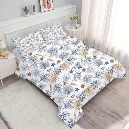 FUYEUN Coastal Comforter Set for Kids Adults