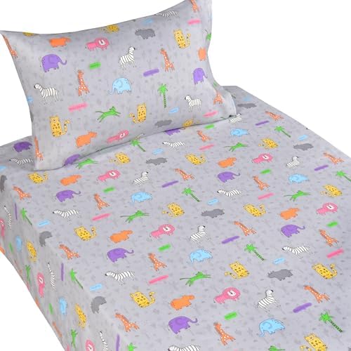 Scientific Sleep Forest Animals Kids Bed Sheet Set 1