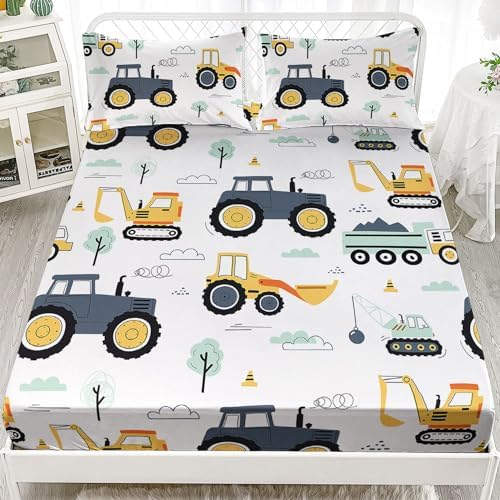 Smell Sunshine Truck Sheets Set 4Pcs Kids Bedding