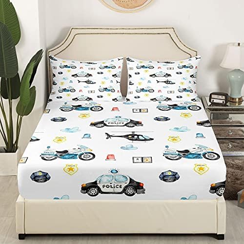 Feelyou Boys Airplane Bed Sheet Set Twin Size 2Pcs