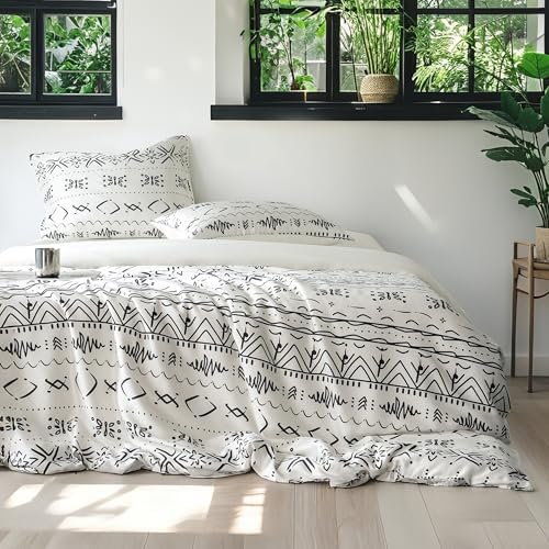 SimpleOpulence Boho Cooling Duvet Cover Set King Size