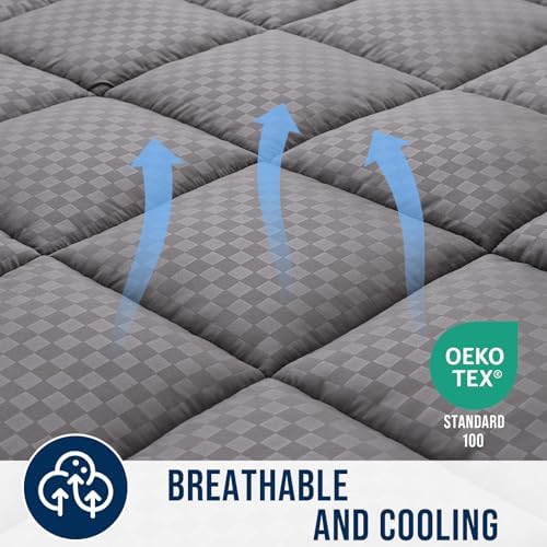 OLANLY Full Mattress Pad with Cooling Top