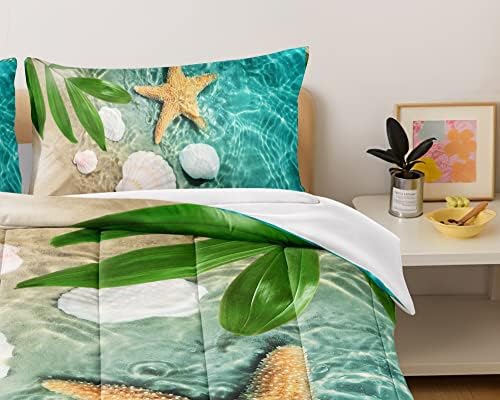 BDUCOK Ocean Themed Comforter Set Queen Size
