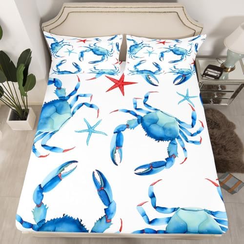 Feelyou Ocean Themed Twin Bed Sheet Set 1
