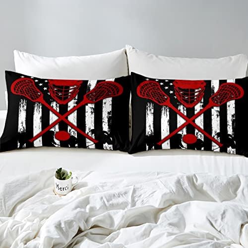 Erosebridal Lacrosse Duvet Cover Set for Teens