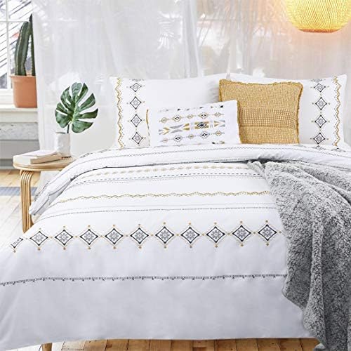 YINFUNG Boho Duvet Cover Set 104x90 King Size 3 Pc