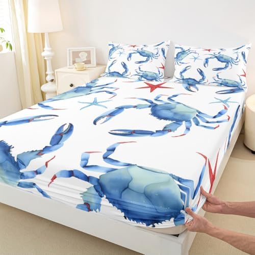 Feelyou Ocean Themed Twin Bed Sheet Set 1