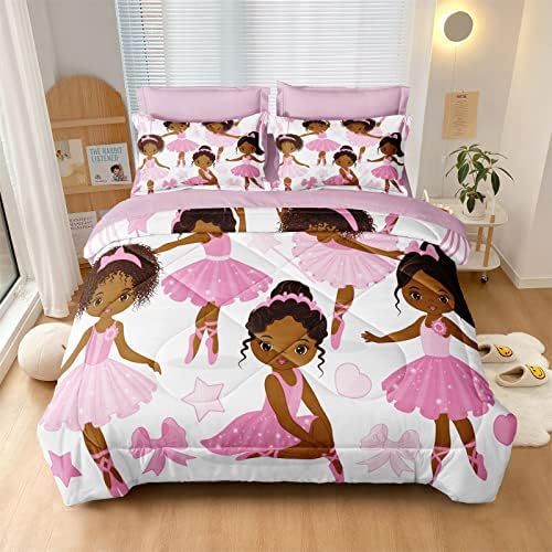 SIRDO Black Girl Magic Comforter Set Full Size