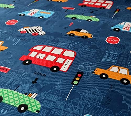 Feelyou Kids Cartoon Cars Bed Sheet Set King Size