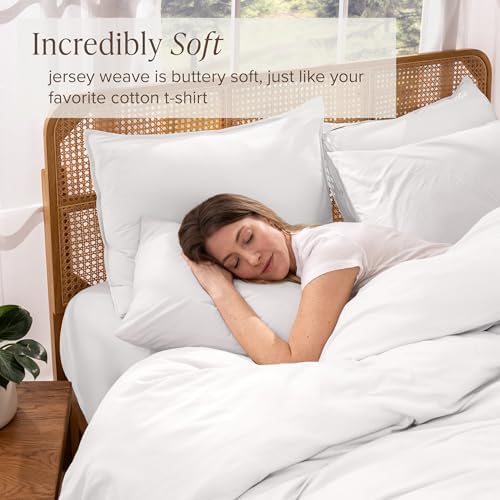 Bare Home Organic Cotton Jersey Duvet Cover Set - TwinTwin XL - 2pcs